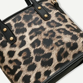 Mood Õla Messenger Bag Leopard Trükitud Kopp Tassima Suur Lihtne Crossbody Kotid Naiste Käekotid Totes Sidur Kott