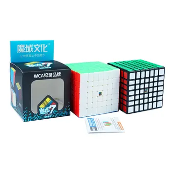 MoYu 7x7 Speed Cube Puzzle Cubing Klassiruumis MF7 Meilong7 7*7 haridus Puzzle Magic Cube Kleebised kleebise beebi lapsed mänguasjad