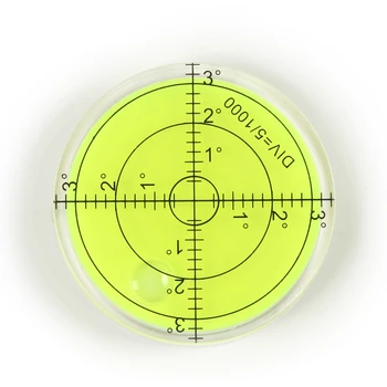 Multifunktsionaalne Roheline Mull Tase 60*12mm Skaalaga Mõõtevahendi Ring Tase Ümmargune Mull Tasandil, Üldine Mõõtmise Vahend
