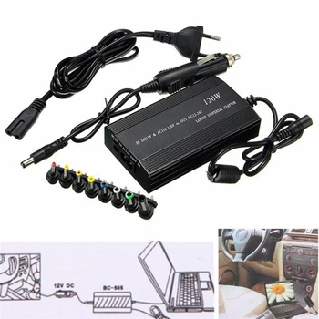 Multifunktsionaalne Sülearvuti Adapter Power Charger Universaalne 120W Sülearvuti Auto DC Laadija Sülearvuti AC Adapter Power-EU Pistik