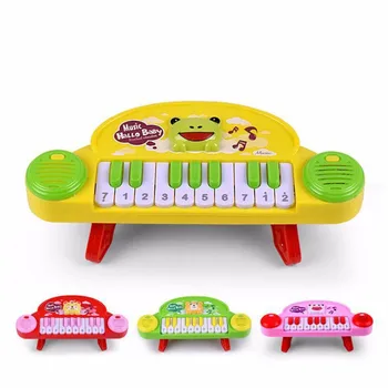 Muusika Unisex klaverimuusika mänguasi Mitmevärviline Varajase hariduse meele mänguasi Lastele Õppe Klaver Vahendeid Lastele Kingitus imiku mänguasi