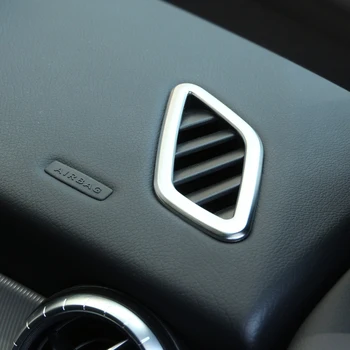 Mõeldud Mercedes-Benz GLA X156 CLA C117 A-Klassi W176 2013-2018 ABS Hõbe Armatuurlaua kliimaseade Ventilatsiooni Auk Teenetemärgi