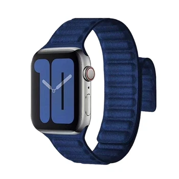 Nahast link Apple Watch band 44mm 40mm 42mm 38mm iwatch rihm apple watch 6 5 4 3 2 1 SE nahast aasa lukk vöö, käevõru