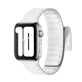 Nahast link Apple Watch band 44mm 40mm 42mm 38mm iwatch rihm apple watch 6 5 4 3 2 1 SE nahast aasa lukk vöö, käevõru