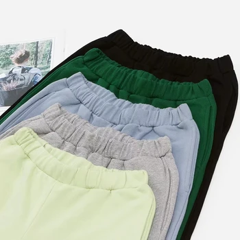 Naiste Lahtised Püksid Tasku Vabaaja Kõrge Vöökoht lühikesed Püksid Vintage Poiss Püksid Tüdrukutele Jalgratturi Püksid Puuvilla Feminino 2020. Aasta Suvel