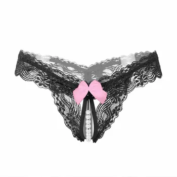 Naiste Sexy G String Pits profileerimine Avatud Split Vibu Silma Thong segast Aluspüksid, Püksid tangas Pesu Underwears Aluspüksid 2019