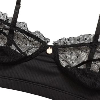 Naiste Sexy Porno Nightwear Vt-Läbi Pesu Õie Võre V-Kaeluse Püksikud Sugu Sleepwear Komplekti