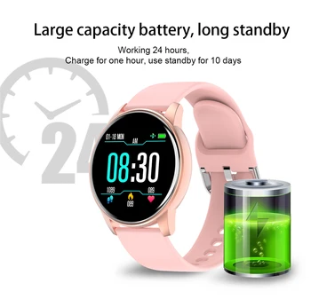 Naiste smart watch naised meeste mood sport iPhone Android Teavet Südame löögisageduse smartwatch vererõhk Fitness tracker