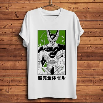 Naljakas dbz raku täiuslik vorm anime t-särk meestele manga dragon streetwear tshirt unisex valged vabaaja Tee homme