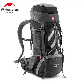 NatureHike 70L Sisemise Raami Seljakott Matkamine Backpacking Pakki Väljas Matkamine, Reisimine, Telkimine Mägironimisvarustus.