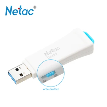 Netac Kirjutada Kaitsta USB3.0 Flash Drive U335S 16GB 32GB 64GB mälupulk mälukaart flash pendrive pen drive U pulgad usb flash drive