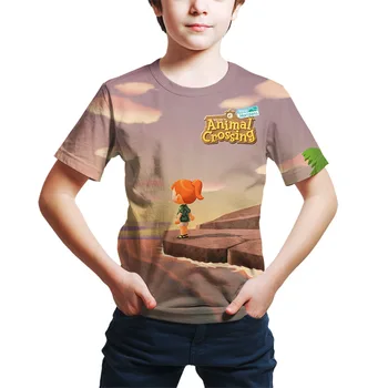Newfashioned Poisid Tüdrukud T-särgid Cartoon Print T-Särk Poistele Suvel Laste Rõivad Topid Tee Väikelapse Lühikese Varrukaga T Shir