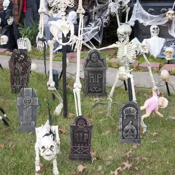 NICEXMAS 5TK Halloween Hauakivi Kaunistused Jube Haunted House Siseruumides Väljas Teenetemärkide Metallist Panused