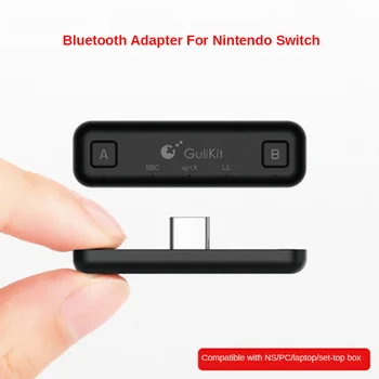 Nintendo Lülitage Bluetooth-funktsioon 5.0 Adapter Super Slim jaoks Airpod juhtmeta Ühendamine Kõlariga Peakomplekt Driver-Free Universal