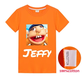 Novedades 2020 Laste Riided Jeffy Lühikesed Varrukad Cartoon Naljakas Poiste T-Särgid Tüdrukutele Lapsed Tops Tee Särk Fille Beebi Camiseta