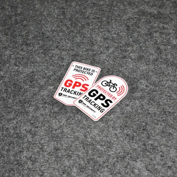 NR.S064 Bike GPS JÄLGIMISE Peegeldav Kleebis MTB Anti-varguse Veekindel SER TURVALISUS Hoiatus Mark Hoiatus Kleebised