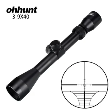 Ohhunt 3-9X40 Jahindus -, Optika Riflescopes Rangefinder või Mil Dot Reticle Amb Taktikaline Laskmine Püss Reguleerimisala Mount Rõngad