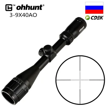 Ohhunt 4X32 3-9X40 4-16X40 6-24X50 Püss Reguleerimisala Traat Reticle Jaht 1 cm Optilise Silmist Taktikaline Shooting Riflescopes