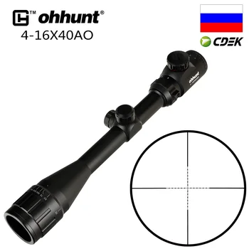Ohhunt 4X32 3-9X40 4-16X40 6-24X50 Püss Reguleerimisala Traat Reticle Jaht 1 cm Optilise Silmist Taktikaline Shooting Riflescopes