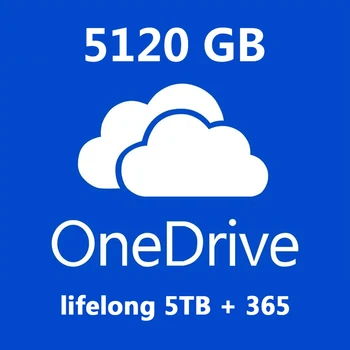 OneDrive 5TB 5120 GB Ladustamise ja Maha 365 Pro Plus Kohaletoimetamise Garantii - Originaal Toote Kasutusiga Konto