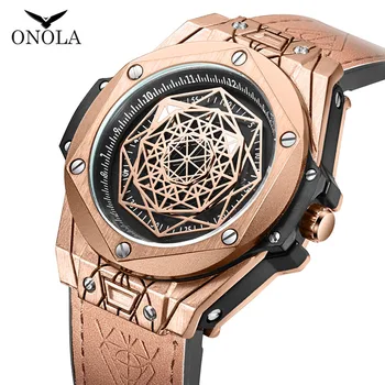 ONOLA ebatavaline new watch mees 2019 top luksus brändi mees, vaata kella veekindel terasest mood casual meeste kellad relogio masculino