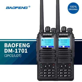 Originaal DM-1701 baofeng kaks teed tasuta kohaletoimetamine dmr-tierra 1 2 dmr-digitaalne raadio kahel sagedusel töötamine DMR pihuarvutite Kõndida Talkie seadmed