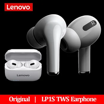 Originaal Lenovo LP1S TWS Bluetooth Kõrvaklapid Sport Wireless Headset Stereo Earbuds HiFi Muusika Koos Mic-Touch VS Lenovo LP2