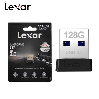 Originaal Lexar 128GB 64GB Mini 32GB USB Flash Drive U Disk USB 3.0 JumpDrive Pendrive USB-Mälupulgale 120 mb/s S47