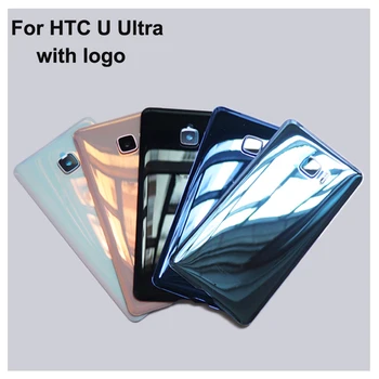 Originaal Materjal Klaas HTC U Ultra U1 Tagasi Tagumine Korpus Ukse Tagasi Patareipesa Kaas Juhul + Objektiiv Varuosad