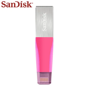 Originaal SanDisk IXPAND USB Flash Drive 128GB Välk metallist IX40 USB 3.0 iPhone iPad 64GB Mälu USB Stick