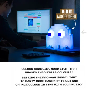 PacMan Vaimu Valgus LED Night Light Mitmevärviline Cartoon Öö Lambid USB Laetav Lastele Laste Tuba Teenetemärgi Valgustus