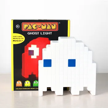 PacMan Vaimu Valgus LED Night Light Mitmevärviline Cartoon Öö Lambid USB Laetav Lastele Laste Tuba Teenetemärgi Valgustus