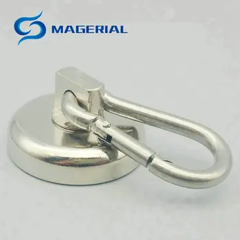 Paigaldus Magnetiga Dia. 25 32 36 mm Magnet Potid koos 360 kraadise Pöörde Lukk SS304 Tugev Tõste Magnet Neodüüm Magnetid