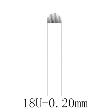 PAINDLIK Microblading Nõelad Alaline Meik Käsitsi Kulmu Tera - U18 0,20 mm
