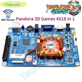 Pandora Box 3D Plus WiFi Arcade Kasti 4018 168*3D Mängud Null Hilinemine 6/8 Nupud Juhtnuppu 2 Mängija Töötleja Arcade Konsool