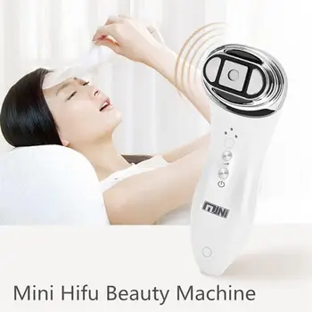 Parim nahahooldussüsteemi Mini Hifu Spa Ilu machin V kuivatamise Kõrge Intensiivsusega Keskendunud Näo Tõstmise Masin Face Lift RF LED Anti Kirtsutama
