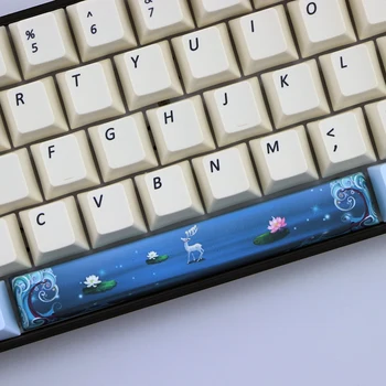 PBT pool Viis Värvi-subbed Space bar 6.25 U kirss profiili keycap DIY mehaaniline klaviatuur