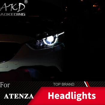 Pea Lamp Auto Mazda 6 Atenza 2013-2017 Esituled Udutuled päevasõidutuled PÄEVATULED H7 LED Bi Xenon Pirn Auto Tarvikud