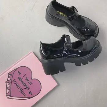 Platvorm harajuku kingad wedge kingad naiste Ring Varba sügisel väljas vabaaja daamid kingad õpilane pool kingad zapatos de mujer 2021