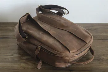 PNDME vintage hull hobune cowhide meeste vabaaja seljakott lihtne kõrge kvaliteediga naturaalsest nahast suure mahutavusega reisi sülearvuti bagpack