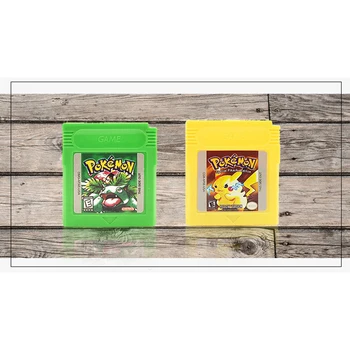 Pokemon GBC Mängude Seeria on 16-Bitised Video Mängu Kasseti Konsooli Kaardi Klassikaline Koguda Värvikas Versioon inglise Versiooni Lapsed Mänguasjad