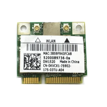 Pool MiniPCI-E Kaart 300Mbps jaoks DW1520 Wireless Card Broadcom BCM43224 BCM943224HMS Tasuta shipping