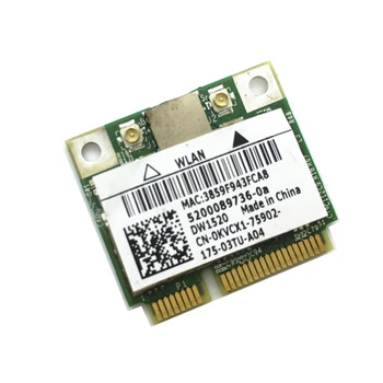 Pool MiniPCI-E Kaart 300Mbps jaoks DW1520 Wireless Card Broadcom BCM43224 BCM943224HMS Tasuta shipping