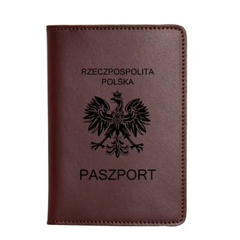 Poola passi kaane Ehtne Nahk Reisi Kate Passi poola Reisi Tarvikud Juhul Passi Taskud Nahast Hoidik