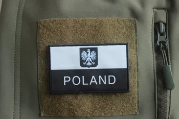 Poola Poola Lipu plaaster JWK Erilist Jõudu Rühma GROM TF-49 armee sõjalise plaaster embleemi jope, seljakott