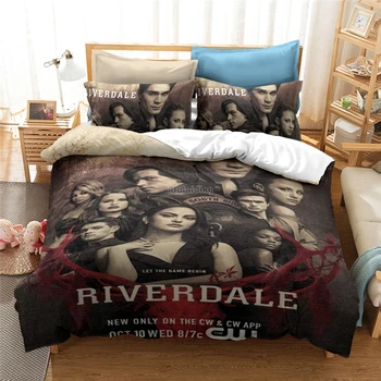 Populaarne Riverdale Filme 3d-Voodipesu Komplekt Voodipesu Bedclothes Täiskasvanud Lapsed Trööstija Kate Komplekt Padjapüür Twin Täis Queen, King Size