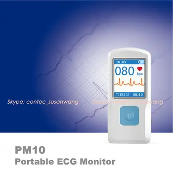 Portatiivne EKG Monitor pere,1.77 color TFT-LCD Bluetooth Laetav Kiire EKG EKG Tervishoiu Leibkonna meditsiiniseadmed