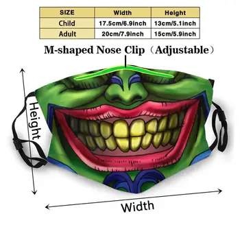 Pott Ahnus Yugioh Mask 3d Print Korduvkasutatavad Suu Mask Pestav Filter Anti Tolm Näo Mask Yugioh Tcg Naeratus Meem