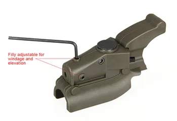 PPT 5mw Punane Laser Silmist Laser Seadme Taktikaline Jahindus Laser Pointer Jaoks Beretta M92 Mudel 92 96 M9 HK20-0020