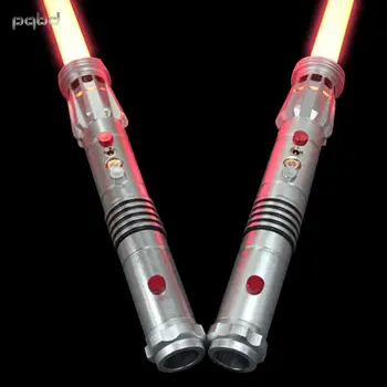 Pqbd lightstick LED Mõõk Lightsabers Helendav Mänguasi Laser Mõõk Cosplay Lapsed Kingitus metallist lightsaber koos heliga